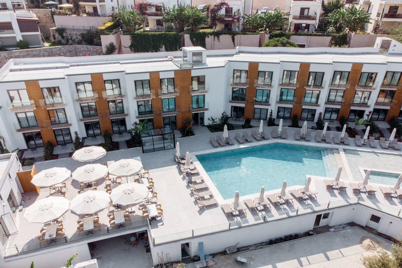 Astrid Hotel Gümüşlük Esterno foto