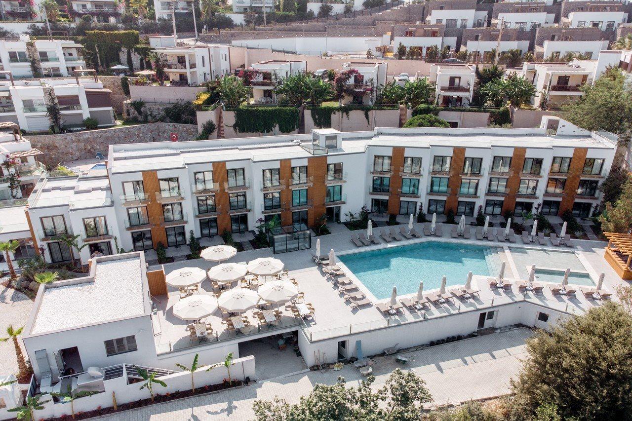 Astrid Hotel Gümüşlük Esterno foto